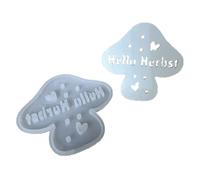 Mushroom Nightlight Silicone Mold with LED Soft Glow Elegant Night Lamp Making Home Decoration Enthusiast Gift Jewelry Making Supplies