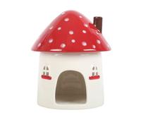 Mushroom Oil Burner Something Different Light Red One Size