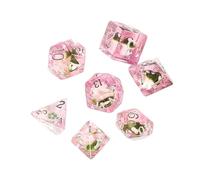 Mushroom Party Dice Set,Cartoon Dice for Table Games | Polyhedral Role Playing Game Set, of 7 Cartoon Tabletop Game for Kids Adults