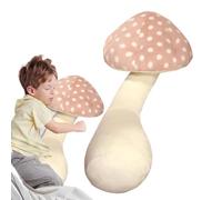 Mushroom Plush Cushion - Super Soft Filled Mushroom Cushion, Cosy Toy Cushion | 70 cm Decorative Plush Doll, Cushion for Sofa, Cute Room Decor, Cuddling Toy for Couch Bed L