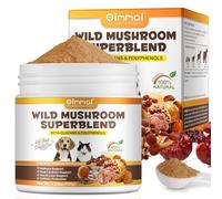 Mushroom Powder for Dogs, Wild Mushroom Supplement for Cats, Dog Multivitamin, Mushroom Supplement for Dogs, Boosting Immunity, Gut Digestion, Easy To Absorbed 4.23 OZ