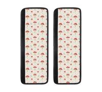 Mushroom Print Refrigerator Door Handle Covers Set of 2, Non Slip Adjustable Fridge Handle Covers, Appliance Handle Covers for Dishwasher Oven Kitchen Decor