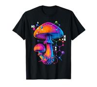 Mushroom Psilocybin Magic Shrooms Chemistry Molecule T-Shirt
