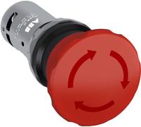 Mushroom Safety Button 40mm 2R-0 CP 1SFA619550R1051