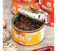 Mushroom sauce【80g*4cans】chili sauce,pickles,Mushrooms hot sauce,Ready-to-eat sauce,vegetable,spicy garlic,Table sauce,noodles sauce,dipping sauce,veganism,seasoning (Mix 4 flavors,4cans)