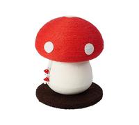 Mushroom Scratcher For,Sisal Rope Mushroom Cat Tree with Mini Hanging Mushroom Cat Toys | Multifunctional Interactive Play Scratcher