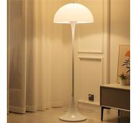 Mushroom Semi-Circular Modern Floor Lamp for Living Room, Round Floor Lamp for Bedroom, Nordic Modern White Acrylic Mushroom Round Lampshade Floor Lamps for Living Room Bedroom