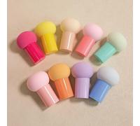 Mushroom Shape Makeup Sponge, Multicolor, 6 Pack, 2.4x1.6 Inch, Soft Polyurethane Foam, for Foundation Blending and Contouring