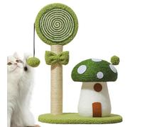 Mushroom Shaped Cat Scratch Post - Cat Scratch Board, Small Cat Climbing Frame | Stable Natural Hemp Rope, Your Cat Will Love It And You Will Appreciate The Clean And Natural Touch That It Will Add To