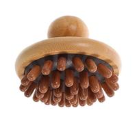Mushroom Shaped Wooden Handheld Back Massager for Body Massage