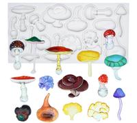 Mushroom Silicone Mould for Crafts Polymer Air Dry Clay