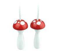 Mushroom skipping rope Red one size