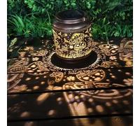 Mushroom Solar Lanterns Outdoor Waterproof Hanging,Garden Decor Metal Watering can Lights,Solar Lights Mushroom Gifts for Women Mom Decorative Lanterns for Patio,Lawn,Porch,Pathway,Garden Deco