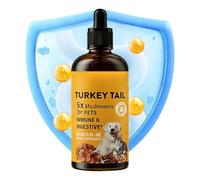 Mushroom Supplement Dogs, Pet Support Formula, Dog Health Supplement, Natural Canine, Puppy Joint Care, Energy Boost Tonic, Small Medium Breeds, for Puppy Digestion Joint Energy