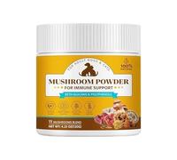 Mushroom Supplement Powder For Dogs & Cats, Immune Boost Support, 120g, Cat Nutrition Supplement, Dog Gut Health Powder, Supports Digestion, For All Breeds