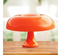 Mushroom Table Lamp Orange LED Mushroom Lamp Table Light Bedside Lamp with Cable 3000K/4000K/6000K Mushroom Decorative Lamp Night light Modern Desk lamp for living room bedroom, with 4 bulb