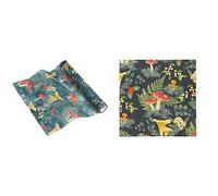 Mushroom Table Runner Green & Forest Green Napkins Bundle