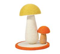 Mushroom Tall Cat Scratcher Featuring, Cat Interactive Toys Kitten Climbing Scratcher, Scratching Board for Indoor Kitten Training Interactive Toys Activity Center