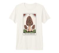 Mushroom Tarot Card Cottagecore Foraging Mycologist Premium T-Shirt