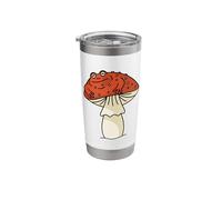 Mushroom Toad Cute Forest Creature Pun Art | Funny Woodland Stainless Steel Insulated Tumbler