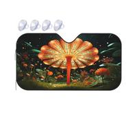 Mushroom topiaries Windshield Sunshade for Car,Sun Protection and Insulation, Automotive Accessories