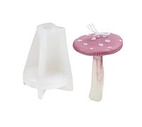 Mushroom UV Crystal Epoxy Resin Mold Plaster Silicone Wax Soaps Home Decorations Casting Tool Resin Molds Silicone Large Letters
