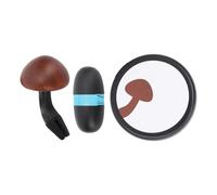 Mushroom Vent Clips Scents Diffuser, Car Air Vent Clip Air Freshener with Natural Wood Texture, Essential Oil Diffuser for Auto Outlet to Reduce Fatigue and Refresh Cabin