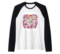 Mushroom Whisperer Mycology Foraging Fungi Raglan Baseball Tee