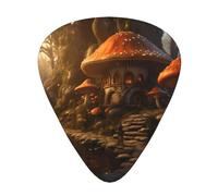 Mushroom World Guitar picks in thin, medium, and thick sizes, 12-piece set, suitable for electric guitar and various instruments
