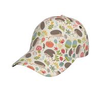 Mushroom068 Cute Hedgehog Cap Cat Baseball Cap Hedgehog Sun Hat Adjustable Cap Cute Hat Trucker Hat Cap for Women Men