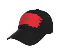 Mushroom068 Cute Morocco Flag Hat Moroccan Flag Baseball Cap Men Women Adjustable Moroccan Snapback Baseball Hats