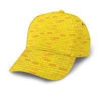 Mushroom068 The Yellow Brick Road Print Baseball Cap, Adjustable Hats Unisex Trucker Hat Hip Hop Hat,One Size