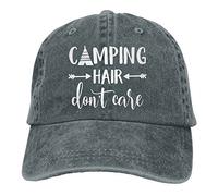 Mushroom068 Unisex Camping Hair Don't Care Vintage Adjustable Baseball Cap Denim Dad Hat