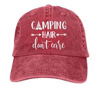 Mushroom068 Unisex Camping Hair Don't Care Vintage Adjustable Baseball Cap Denim Dad Hat