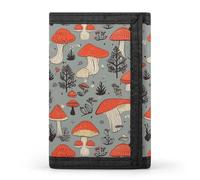 Mushroom2 Wallet,Credit Card Holder,Three-fold Wallet for Passport Covers, Purse Passport Bag for Men Women