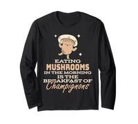 Mushrooming Mushroom Truffle Pig Mushroom Hunting Autumn Long Sleeve T-Shirt
