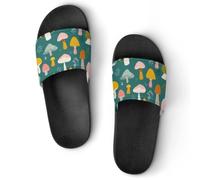 Mushrooms And Toadstools Shower Shoes Slippers Slides 44 (270mm)