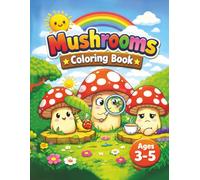 mushrooms coloring book