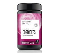 Mushrooms For Life Organic Cordyceps Beetroot Latte - 130g