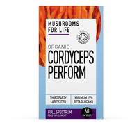 Mushrooms For Life Organic Cordyceps Perform - 60 Capsules