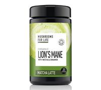Mushrooms For Life Organic Lions Mane Matcha Latte - 110g Powder