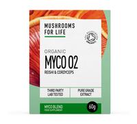 Mushrooms For Life Organic Myco O2 - 60g Powder - Best Before Date is 30th November 2026