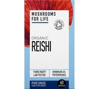Mushrooms For Life Organic Reishi 60 Capsules