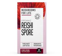 Mushrooms For Life Organic Reishi Spore - 60 Capsules