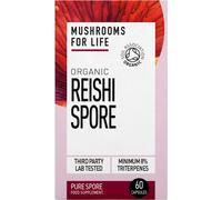 Mushrooms For Life Organic Reishi Spore Capsules 60 Capsules