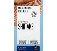 Mushrooms For Life Organic Shiitake 60 Capsules
