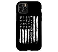 Mushrooms Hunter American Flag Mushroom Collector Case for iPhone 11 Pro