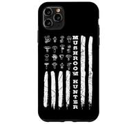 Mushrooms Hunter American Flag Mushroom Collector Case for iPhone 11 Pro Max