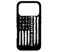 Mushrooms Hunter American Flag Mushroom Collector Case for iPhone 17 Pro