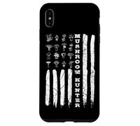 Mushrooms Hunter American Flag Mushroom Collector Case for iPhone XS Max